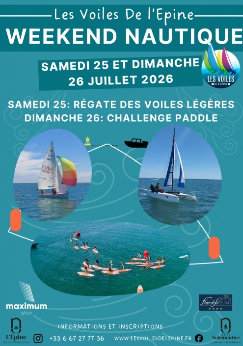 25.26 JUILLET - Regates et challenge paddle